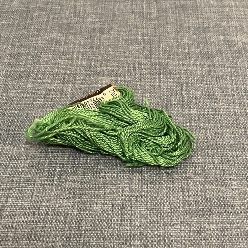 Green Needlepoint Thread Yarn